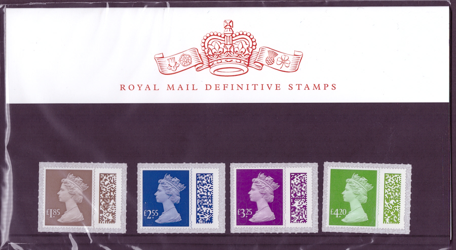 (image for) 2022 Barcoded Machin Definitive Royal Mail Presentation Pack 117